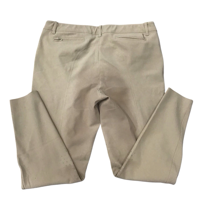 EGO 7 Women's Italian 50 Knee Patch Show Breech Tan *STAINING* Used - H