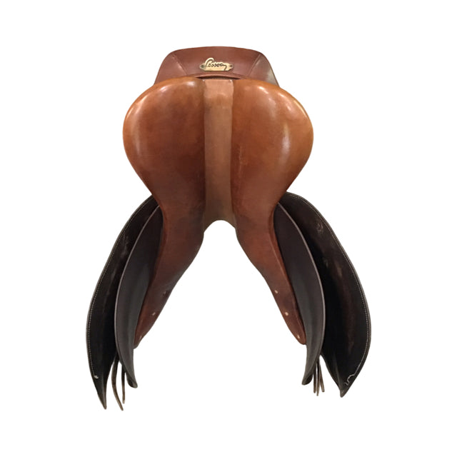 17" Pessoa Rodrigo Medium Tree Used Close Contact Saddle - C