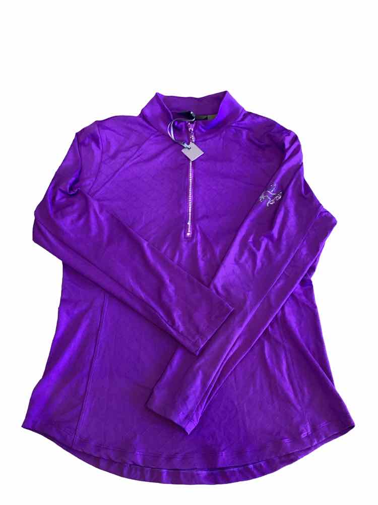 NEW ladies large purple top B