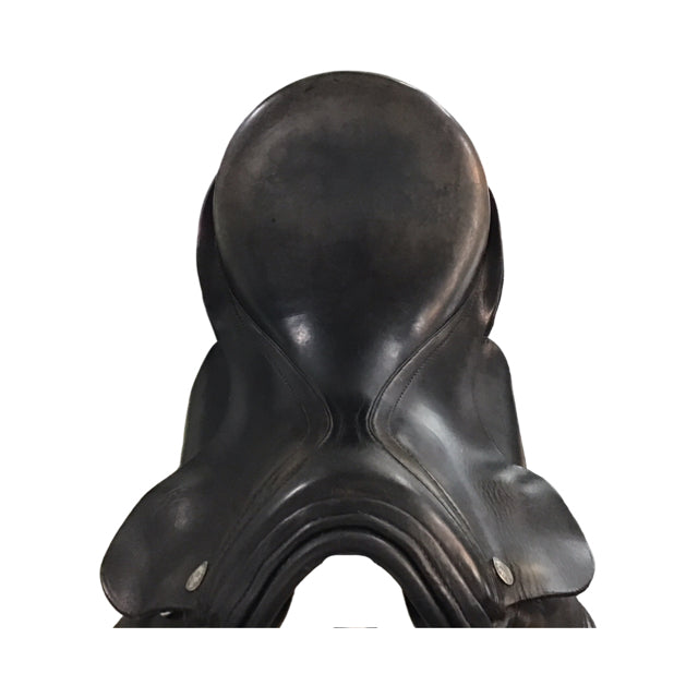17.5" Karl Niedersuss Medium Wide Tree Used Dressage Saddle - C