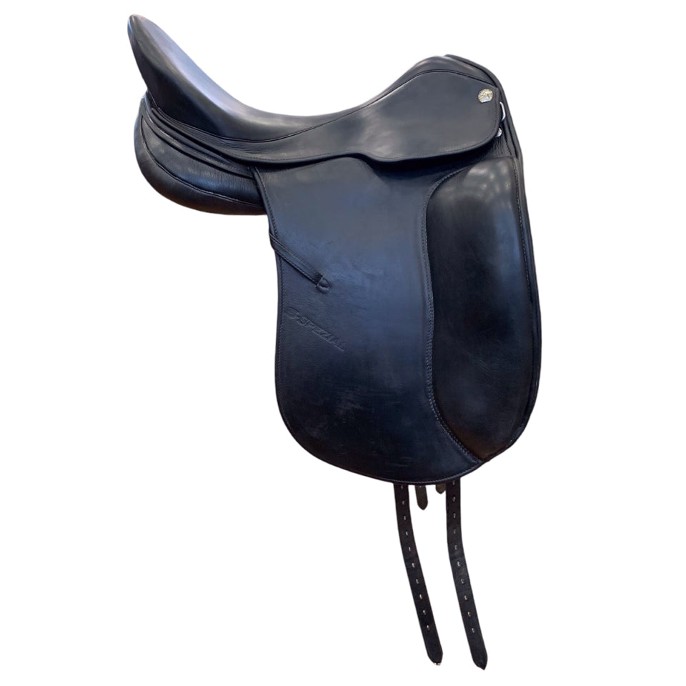 18" Sommer Spezial Wide Used Dressage Saddle - H