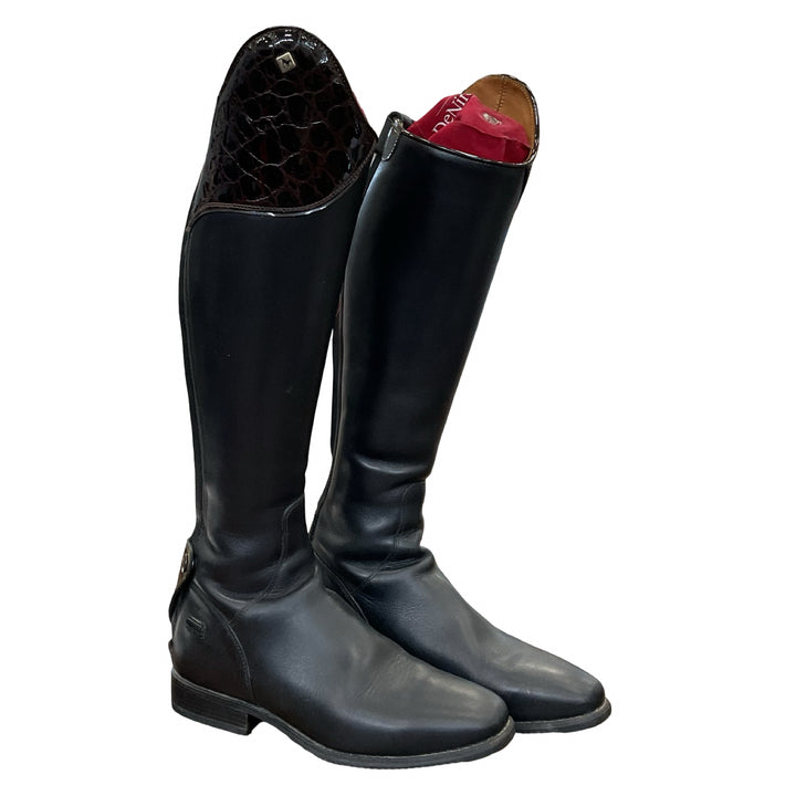 DeNiro Custom Dress Boot 37.5 Fits Like 38 XXSlim Black Used