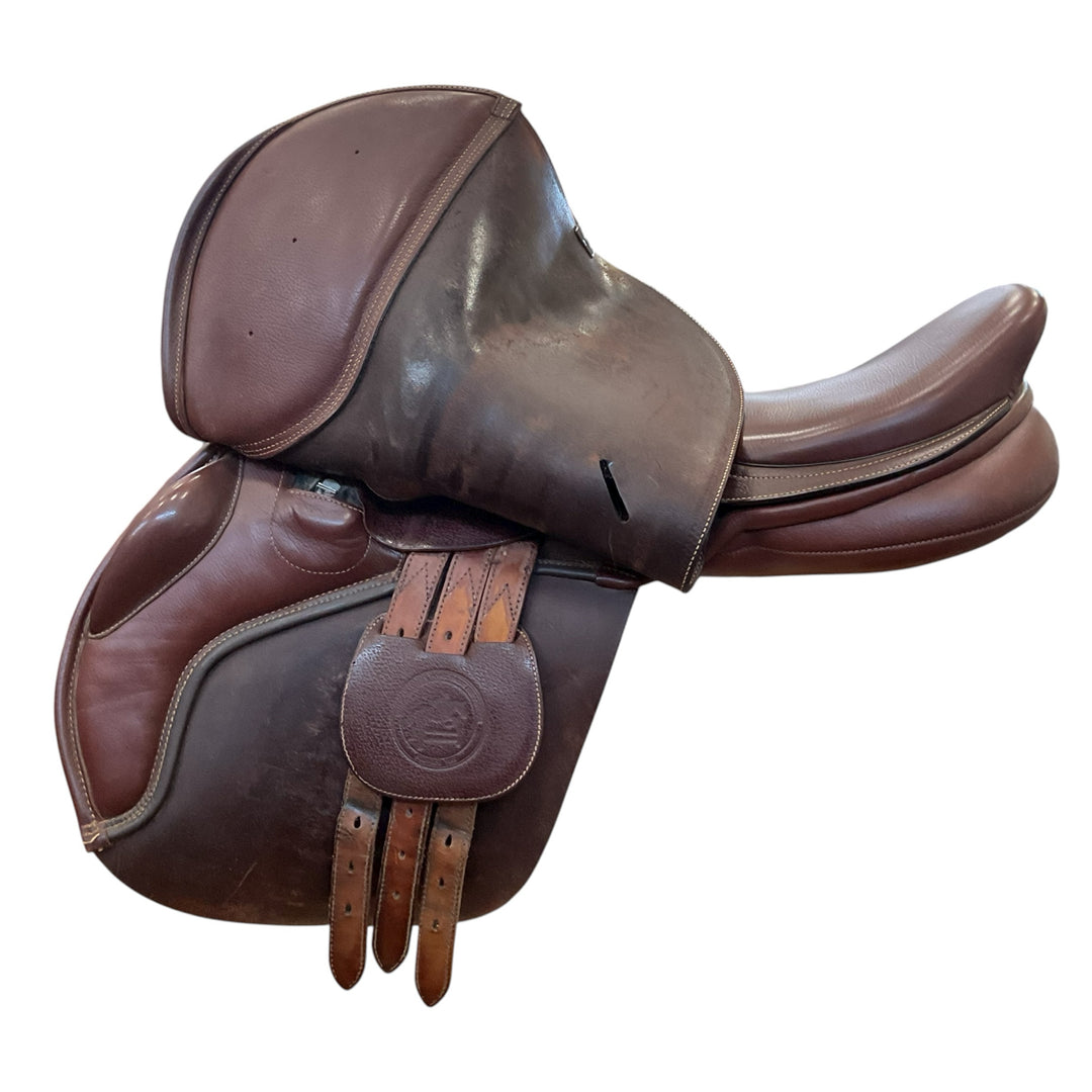 18" Collegiate Convertible Adjustable Used Hunter/Jumper Saddle - H