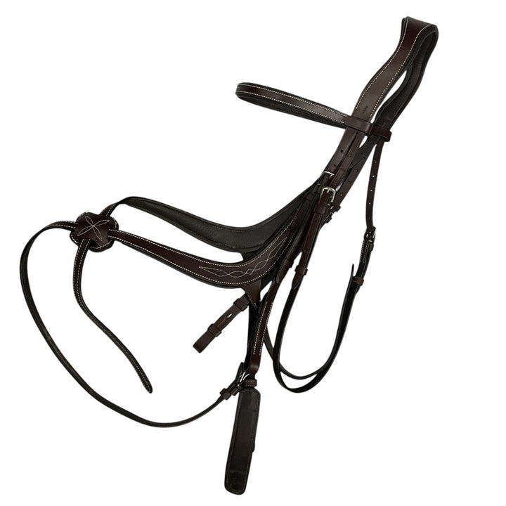Harwich by Smartpak Horse Ergonomic Figure 8 Bridle Brown Used - H