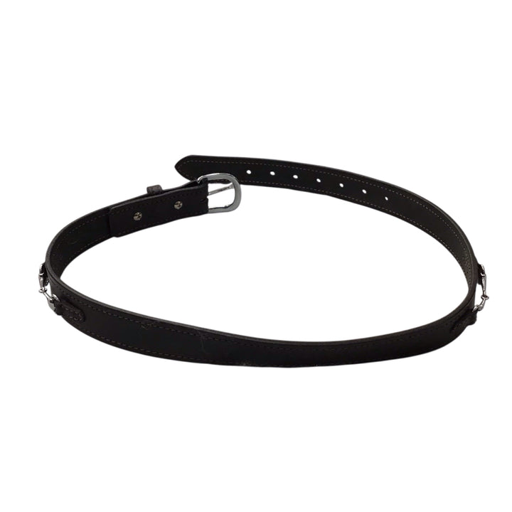 Ladies 34 Leather Belt Like New - H