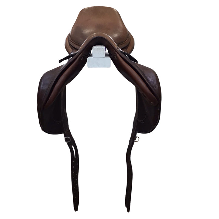 17.5" Antares Monoflap Medium/Wide Used Hunter/Jumper Saddle - H