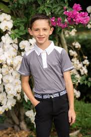 NEW boys size 5 show shirt Belle Bow B
