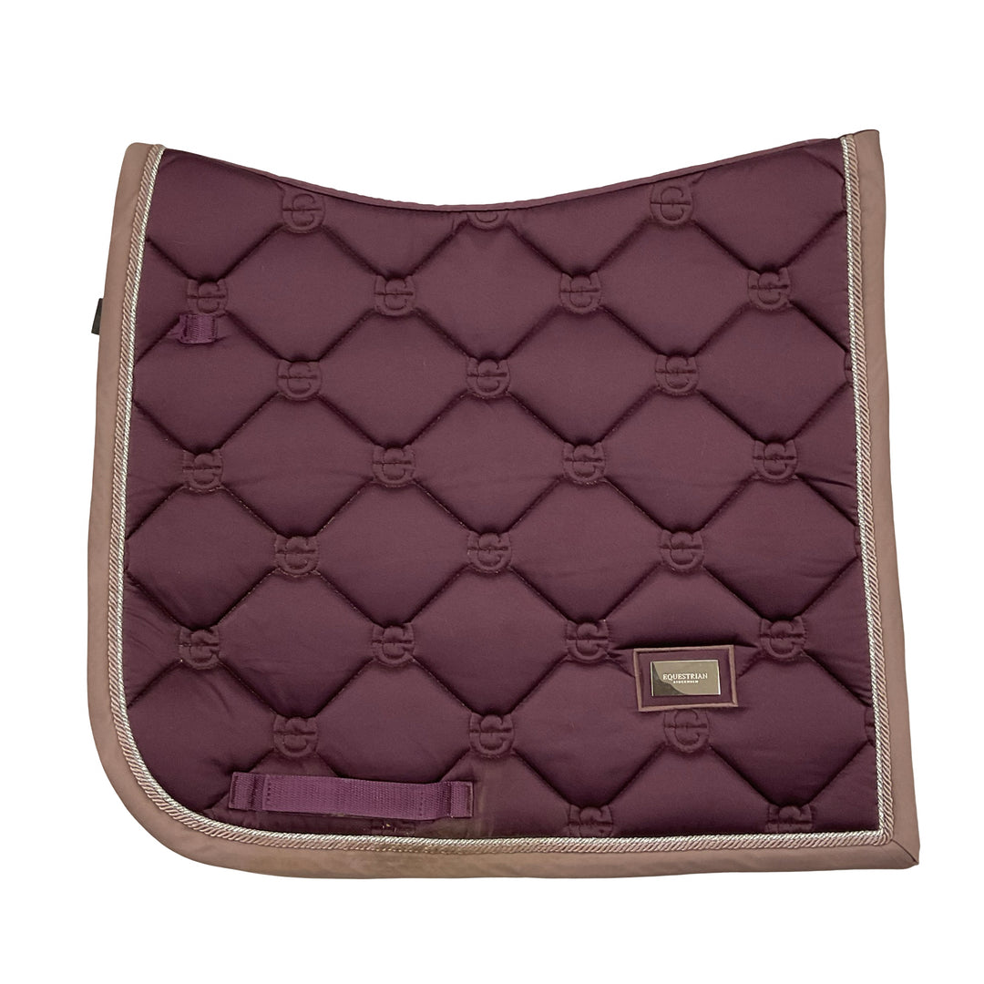 Equestrian Stockholm Dressage Saddle Pad Orchid Bloom Used