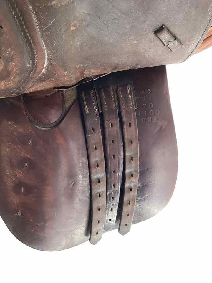 17" Tad Coffin used close contact saddle