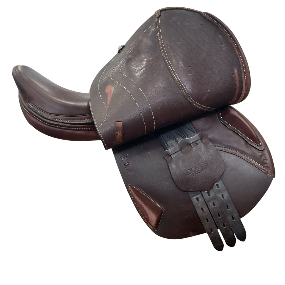 17" Dover Circuit Premier Wide Used Hunter/Jumper Saddle - H