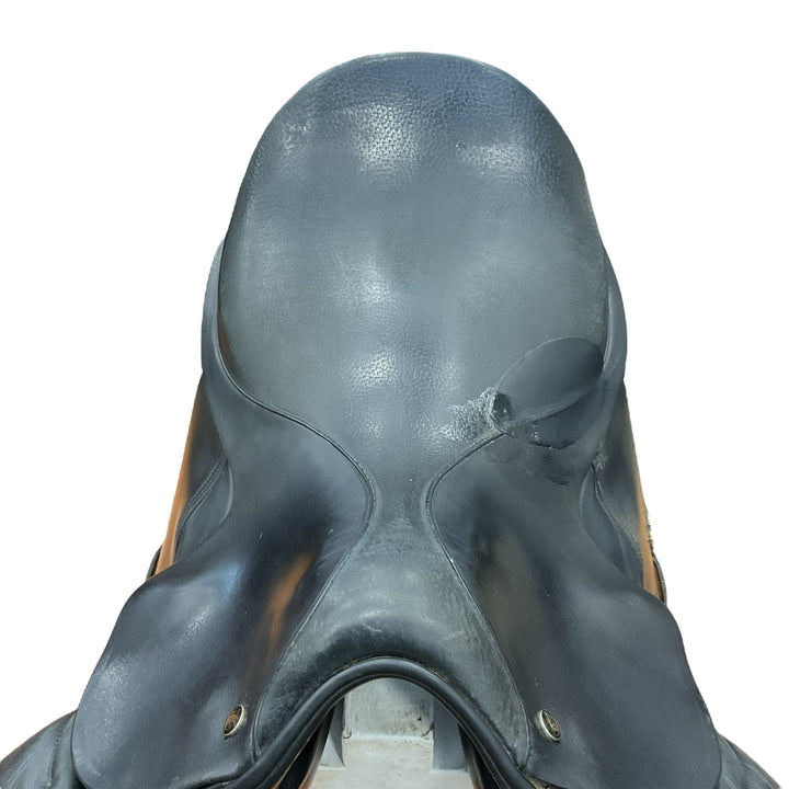 16.5" Custom Saddlery/Spirig 1874 28cm Med/Narrow Used Dressage Saddle - H