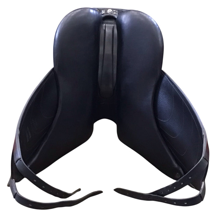 17" - 17.5" 002 Devoucoux Makila Harmonie Medium Used Dressage Saddle - H