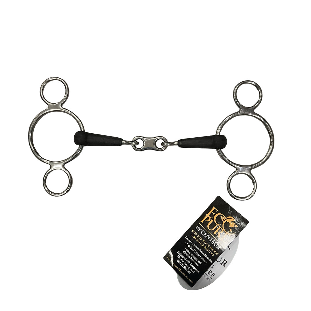Eco Pure By Centaur 5.5" French Link 2 Ring Gag New