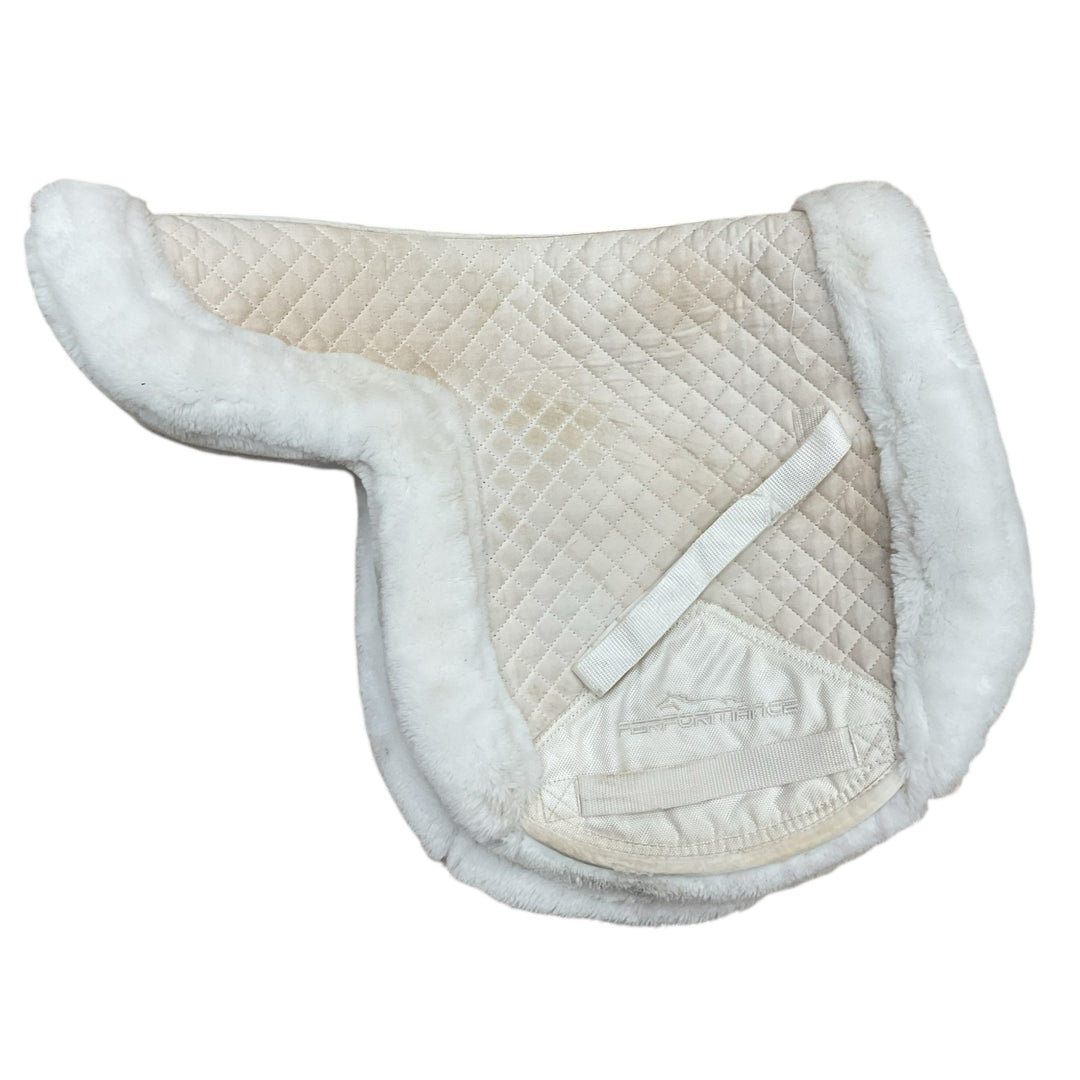 Shires Arma Performance 16"-16.5" White Fitted Show Pad Used - H
