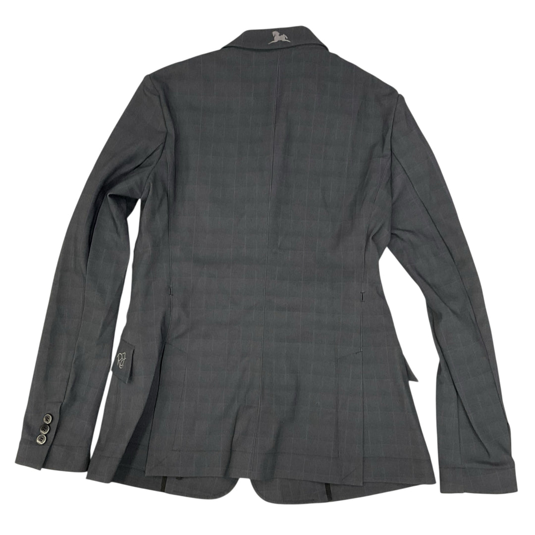 RJ Classics Women's 6R Monterey Show Coat Grey Plaid Like New - H