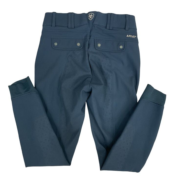 Ariat Women's 26L Tri Factor Full Seat Schooling Breech Blue Used