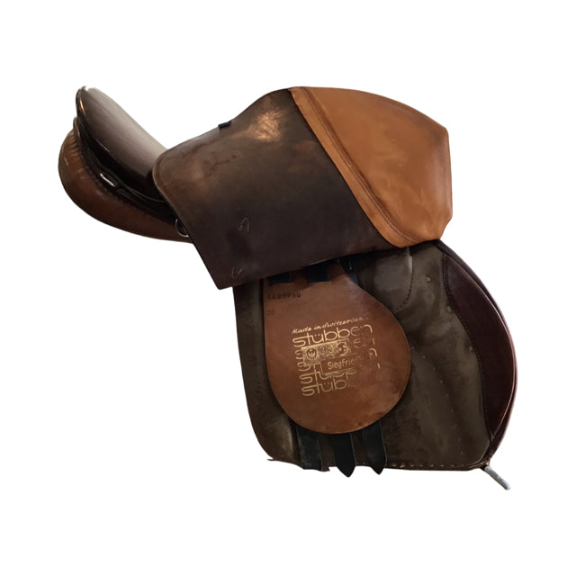 17.5" Stubben Siegfried Medium Tree Used Close Contact Saddle - C