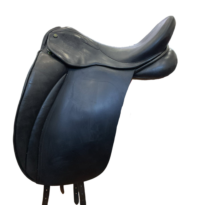 17" Hulsebos Narrow Used Dressage Saddle