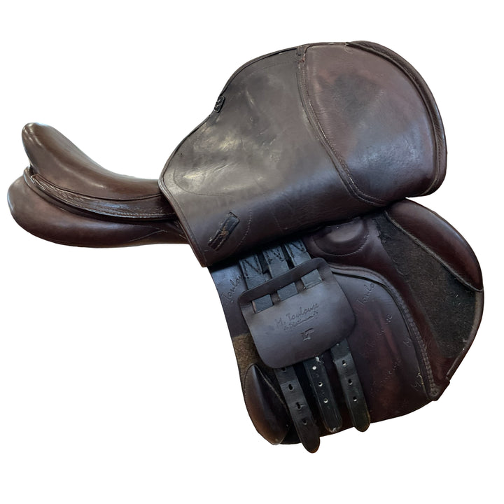 17" M. Toulouse Legano+4 Adjustable Used Hunter/Jumper Saddle