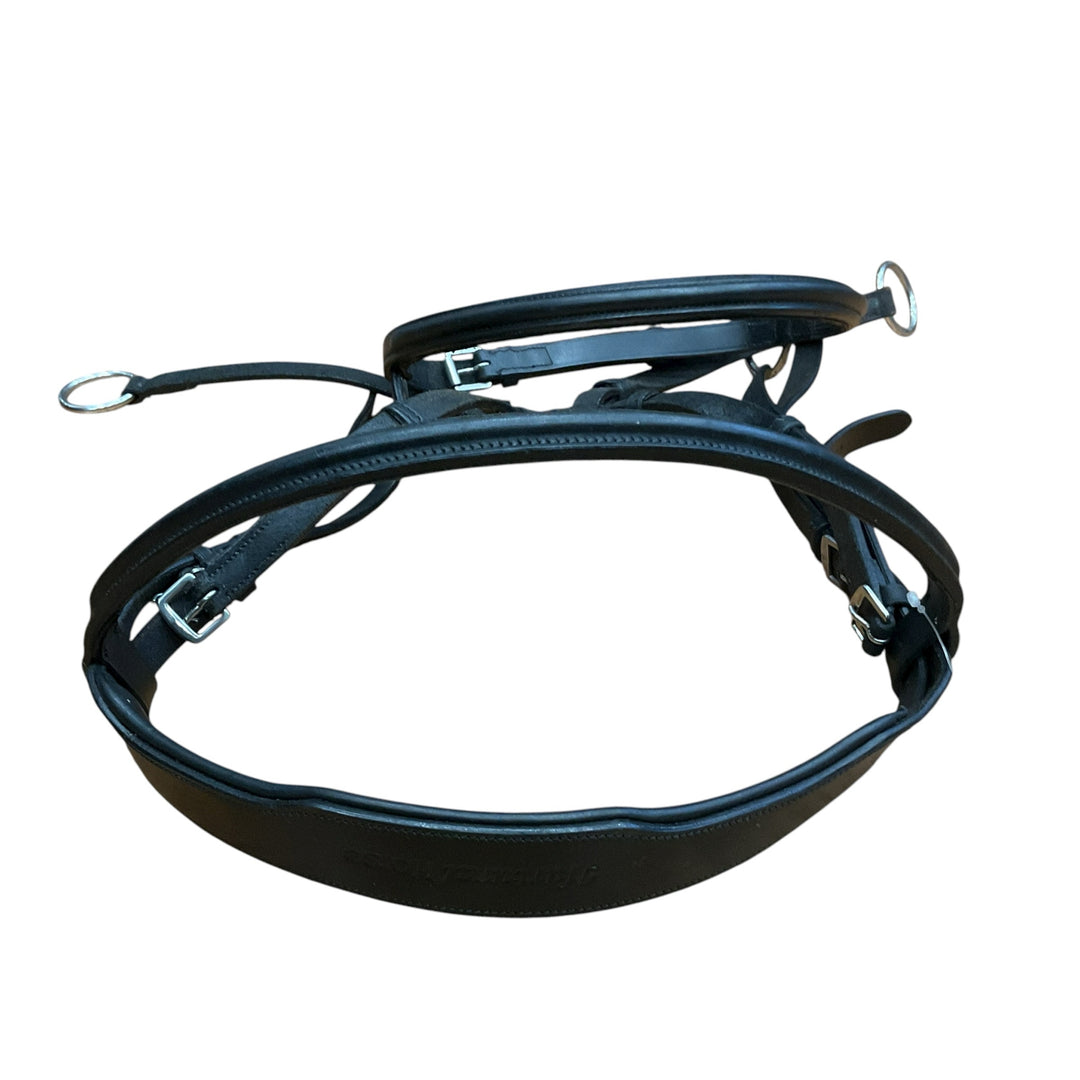 Nurtural Harmonie Warmblood Leather Bitless Bridle New - H