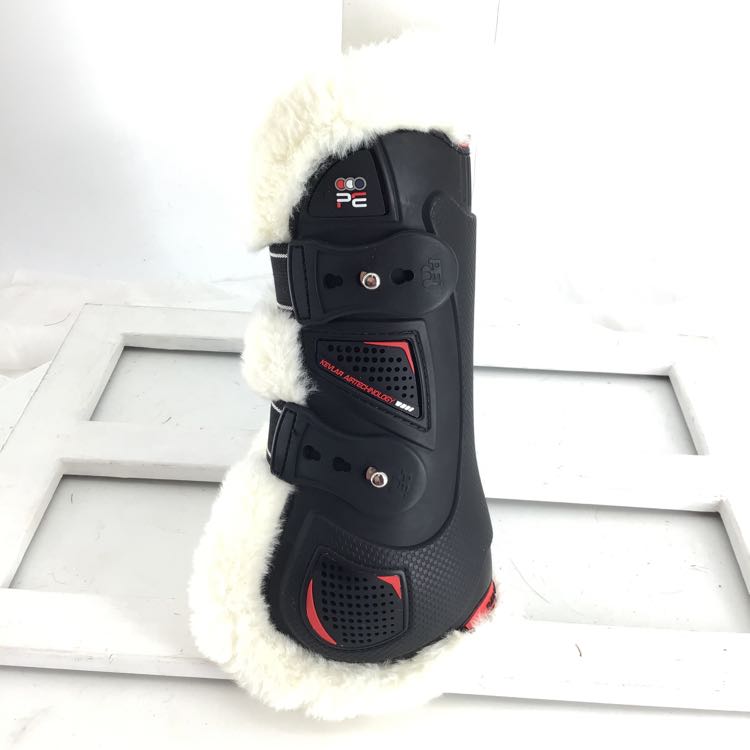 Premier new black M open front jump boots B
