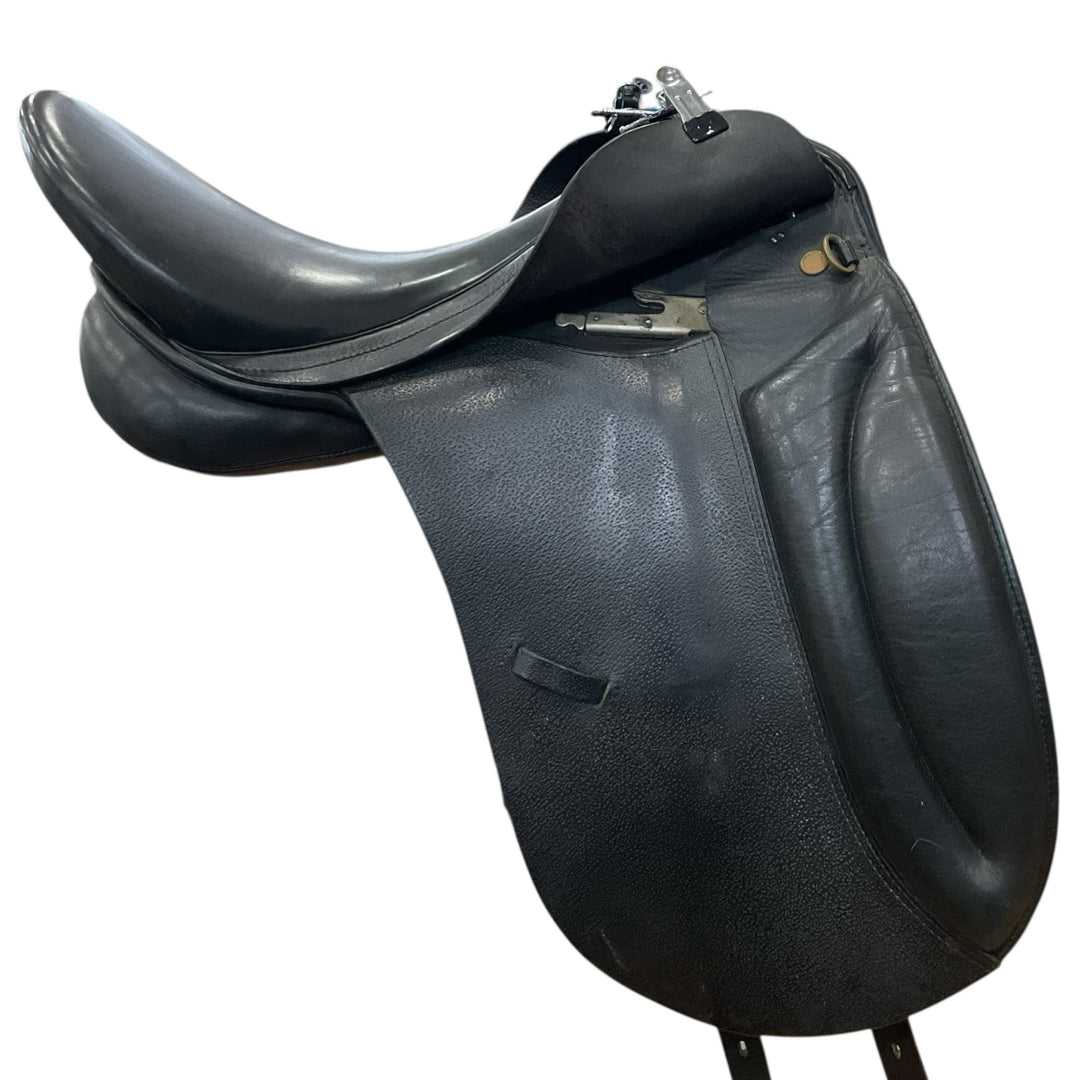 17.5" Jorge Canaves by Thornhill Vienna II XN/Wide Used Dressage Saddle - H