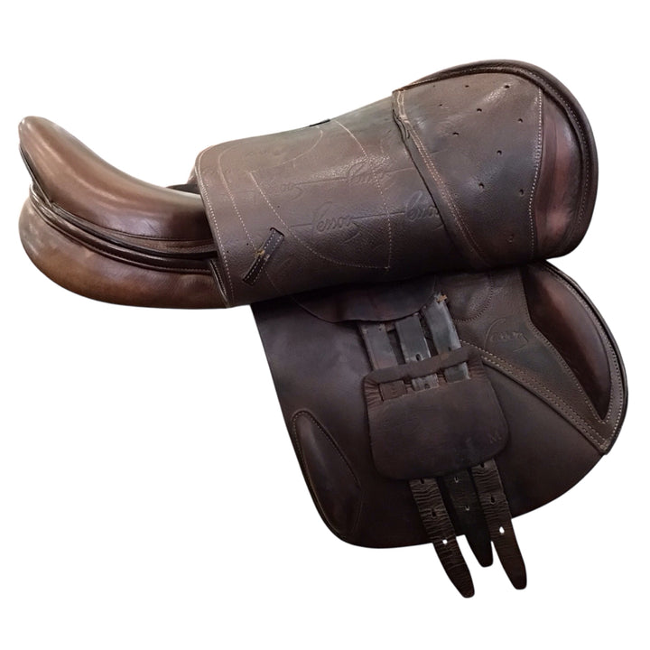 17" Pessoa XCH Adjustable Used Hunter/Jumper Saddle - H