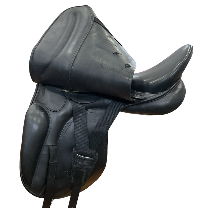 17.5" Jorge Canaves by Thornhill Vienna II XN/Wide Used Dressage Saddle - H