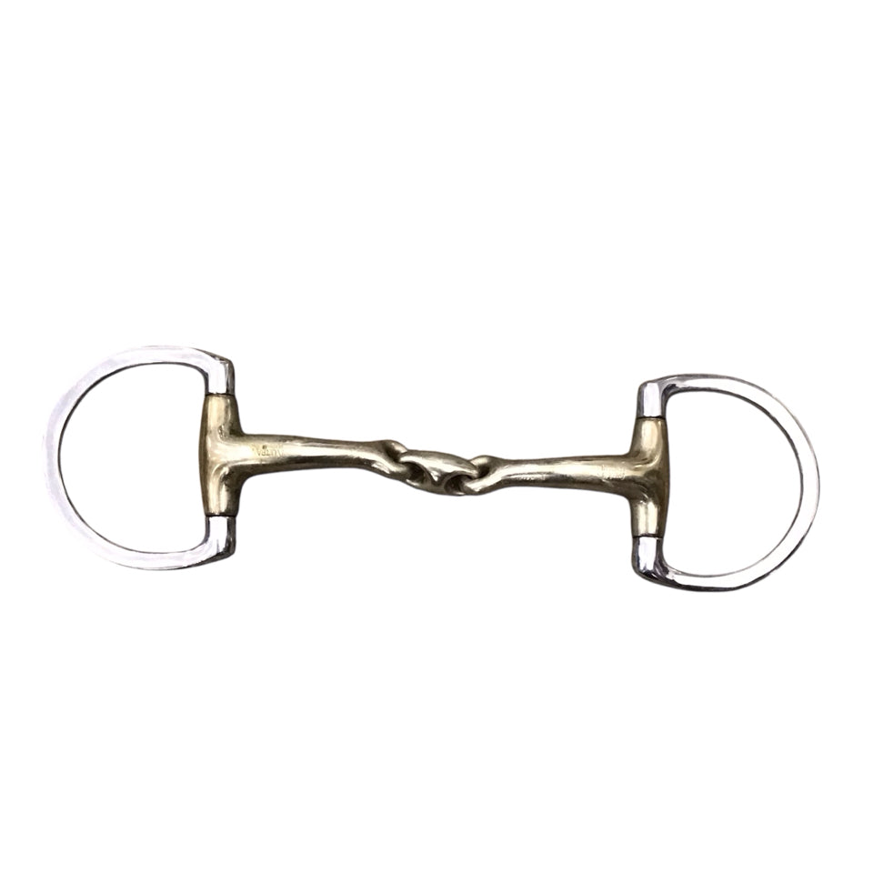 5.5" Herm Sprenger Dynamic RS Sensogan Double Jointed Snaffle Used - H