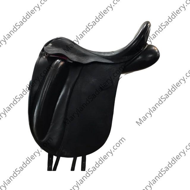 18.5" Custom Saddlery Wolfgang Solo Medium Tree Dressage Saddle - C