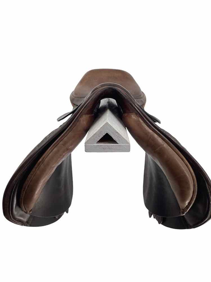 16.5" Smith Worthington wool flocked used close contact jumping saddle
