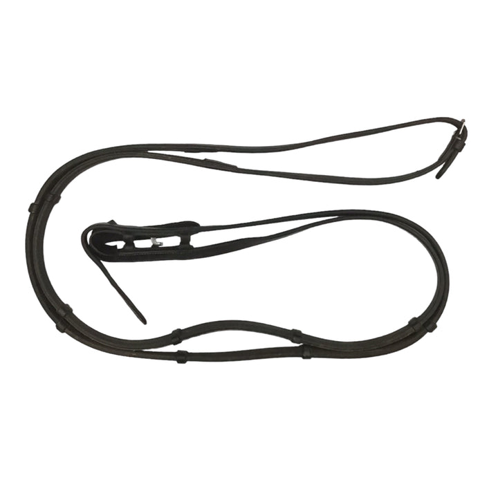 Smartpak Horse Size Leather Rubber Lined Reins Used - H