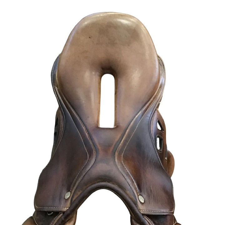 17.5" Wise Equestrian WisAir Used Monoflap Close Contact Saddle -H