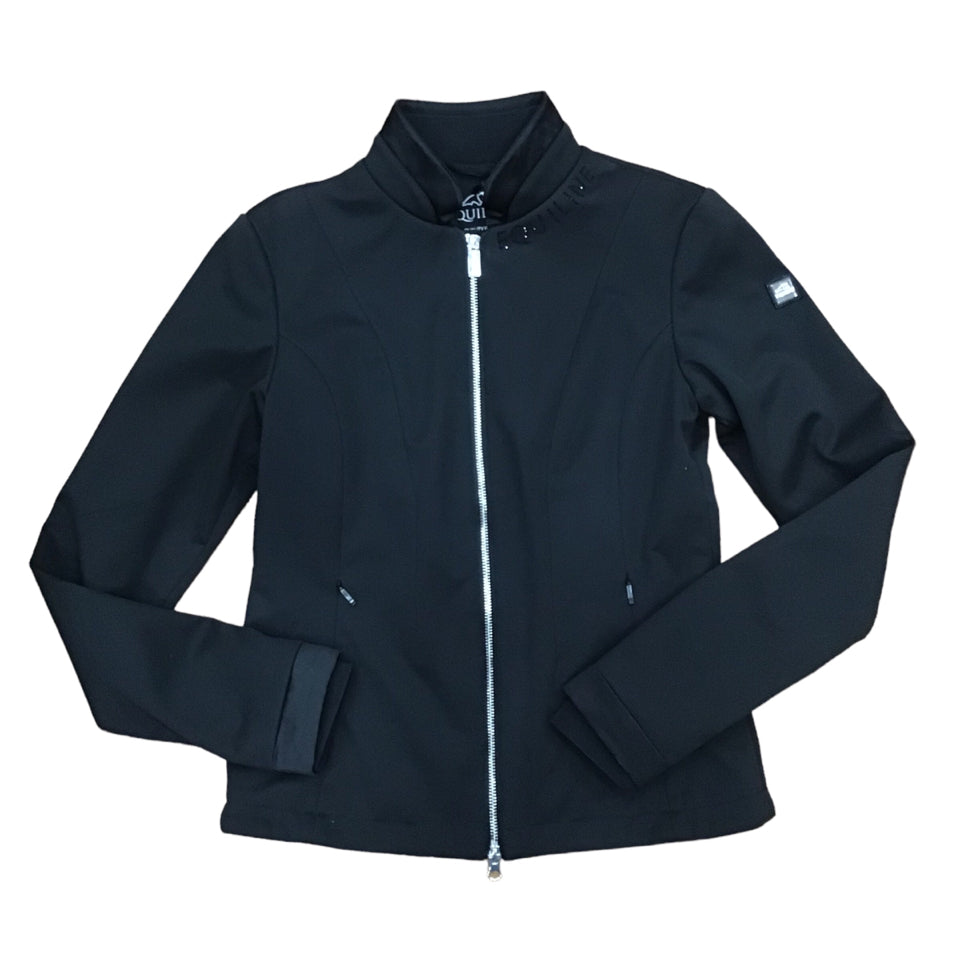 Equiline Ladies XSmall Gildeg Satin Collar Warmup Jacket New -H