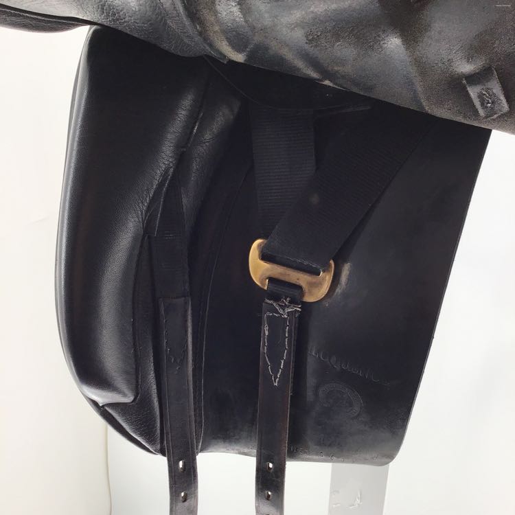 17.5" BLACK COUNTRY ELOQUENCE MW USED DRESSAGE SADDLE B