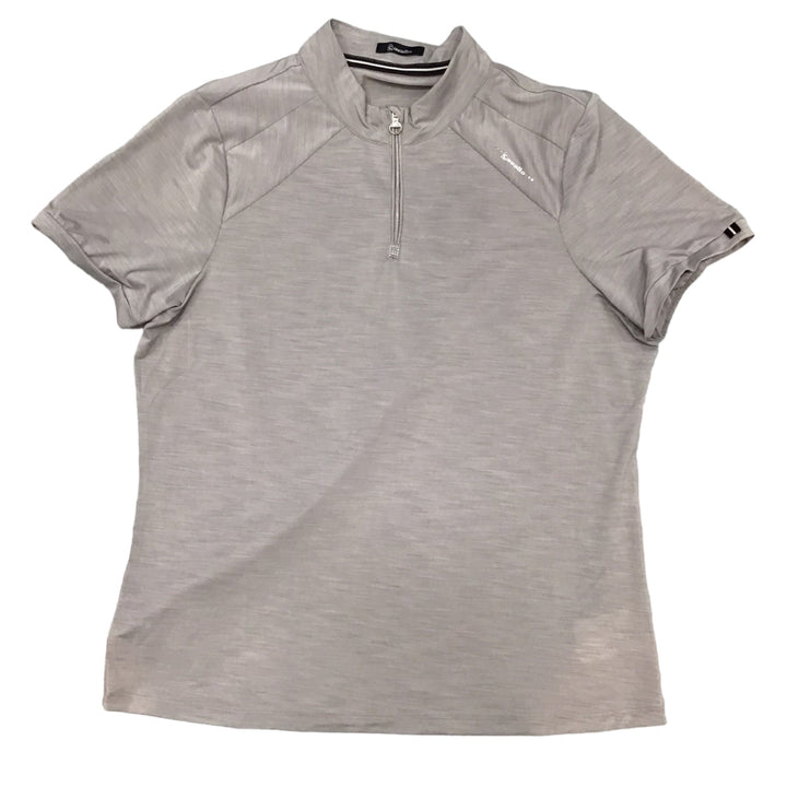 Cavallo Ladies XL Grey Danika Short Sleeve Shirt New - H