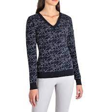 EQUILINE new ladies navy sweater top XL B