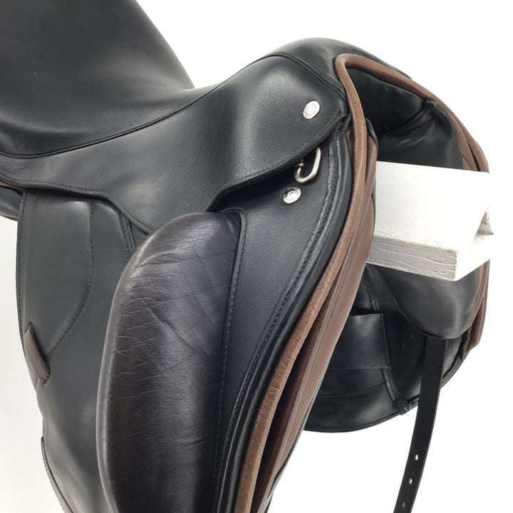 17.5" Custom Saddlery used dressage saddle B