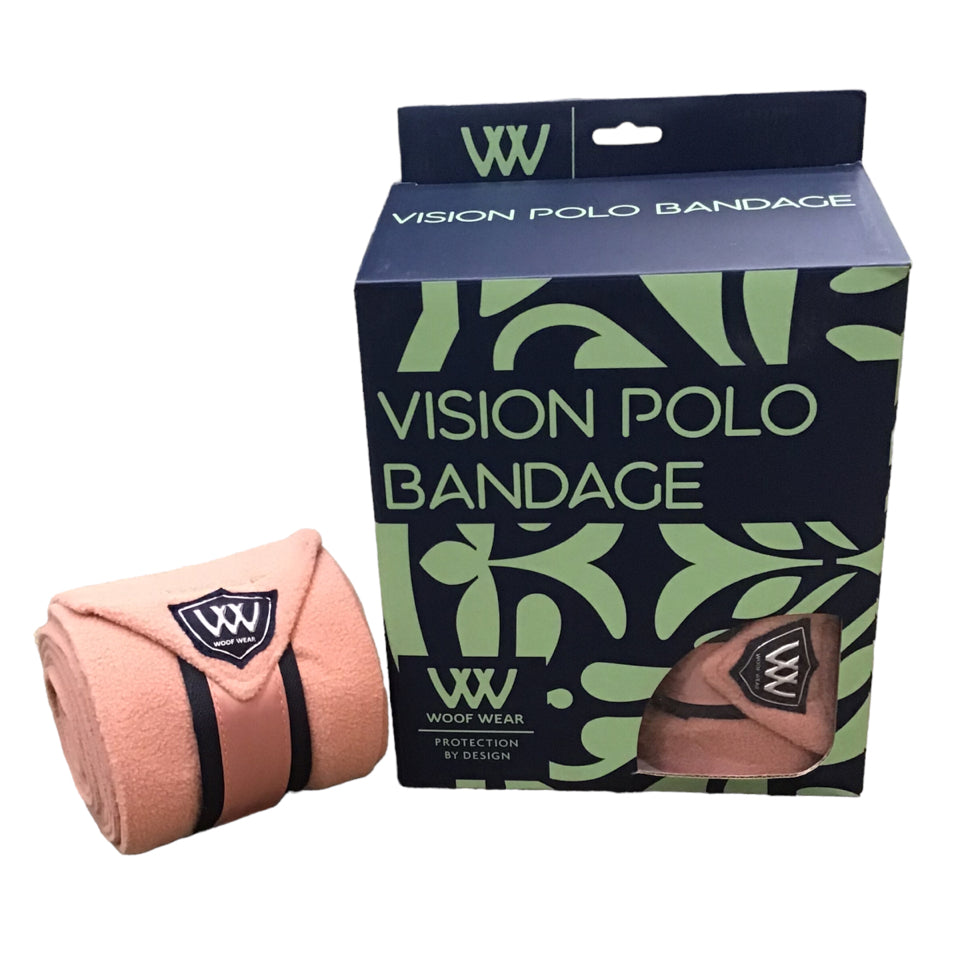 Woof Wear Vision Rose Gold Polo Wraps NEW -H