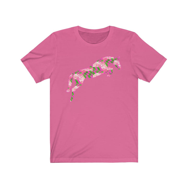 Pink Flag Jumper - Unisex Jersey Short Sleeve Tee