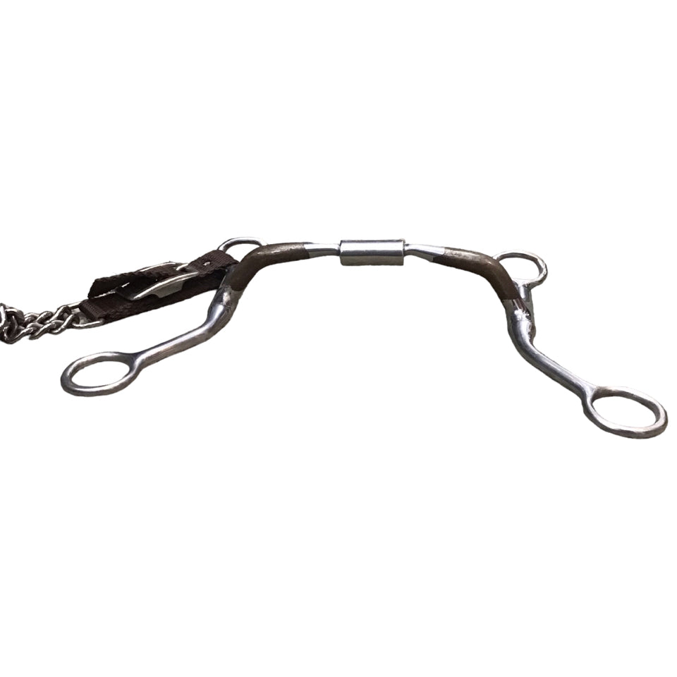 5.25" Myler Comfort Low Port Snaffle with HBT Shanks USED -H