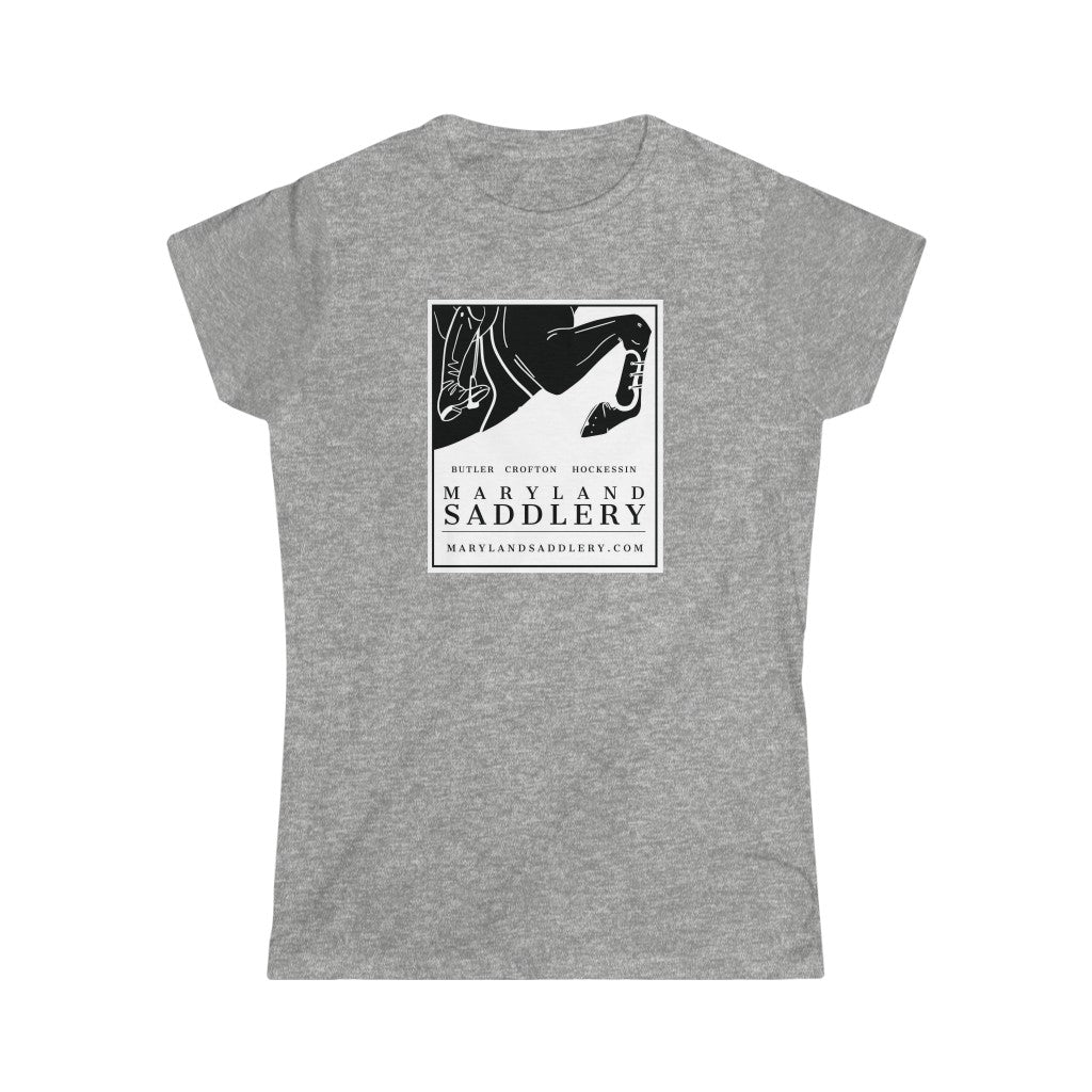 Maryland Saddlery Logo Women's Fitted  Softstyle Tee