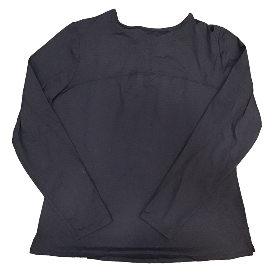 RJ Classic Ladies Large Black Zoe Split Neck Training Shirt NEW -H