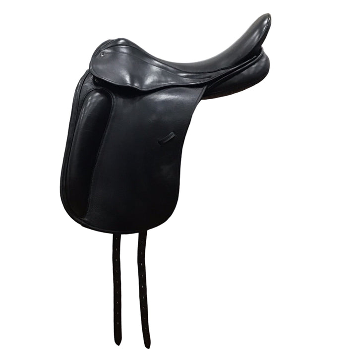 18" County Perfection Narrow Used Dressage Saddle - H