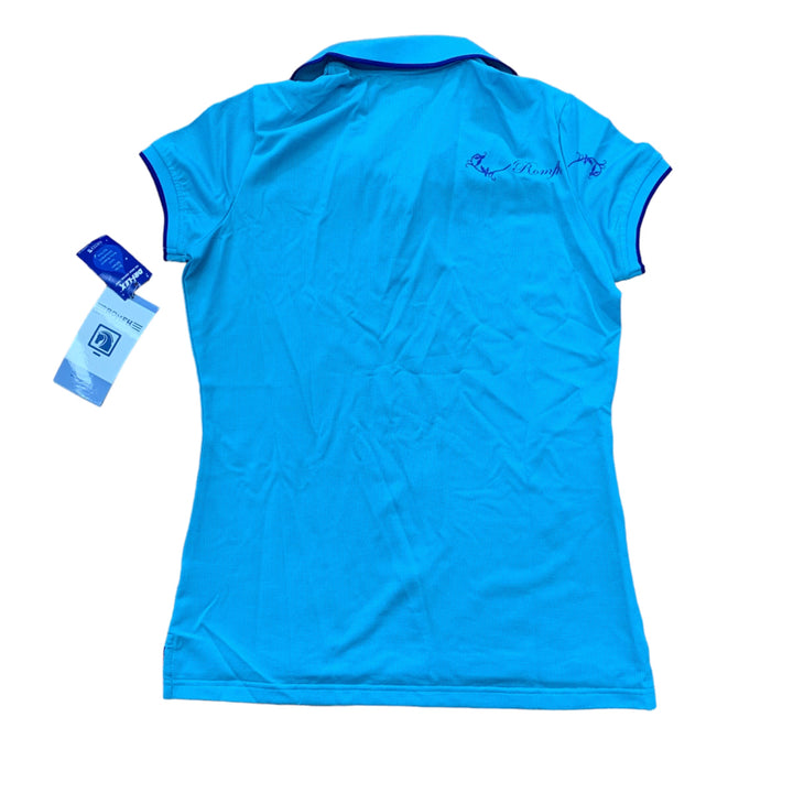ROMFH Women's Medium SS Louisa Cap Sleeve Polo Shirt New - H